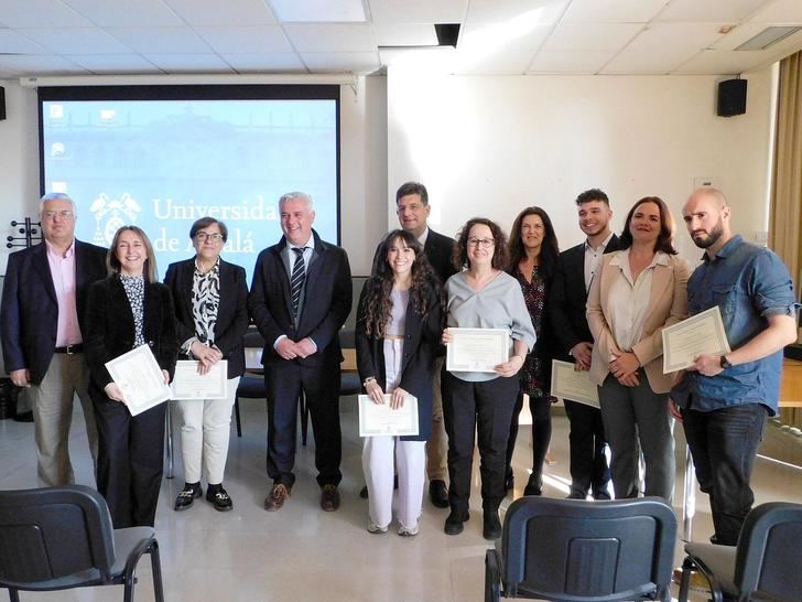Reconocimiento a estudiantes de la UAH becados por la Diputación Provincial de Guadalajara