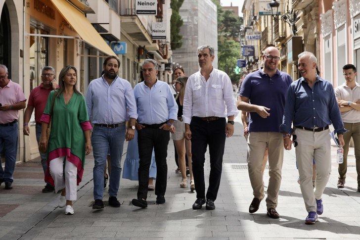 Román, Núñez y Bendodo destacan en Guadalajara que todo el que quiera cambio tiene que saber que el único candidato que representa el cambio es Feijóo