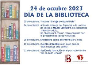 El Día de las Bibliotecas en Azuqueca trae premios para los lectores, sesiones de cuentos y animación a la lectura y un encuentro con María Frisa