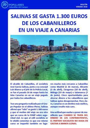 El socialista Salinas, su concejal y su jefe de Policía, condenados a pagar costas del Juicio por demandar al PP de Cabanillas sin ningún rigor