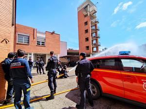 La Polic&#237;a Nacional y Bomberos de Guadalajara, juntos en unas jornadas formativas para mejorar su actuaci&#243;n en casos de incendio