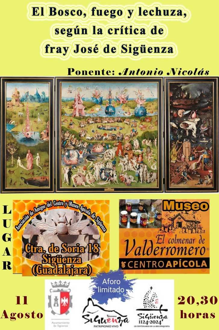 Este martes comienzan las I Jornadas Culturales de la Asociación de Amigos del Centro y Museo Apícola de Sigüenza