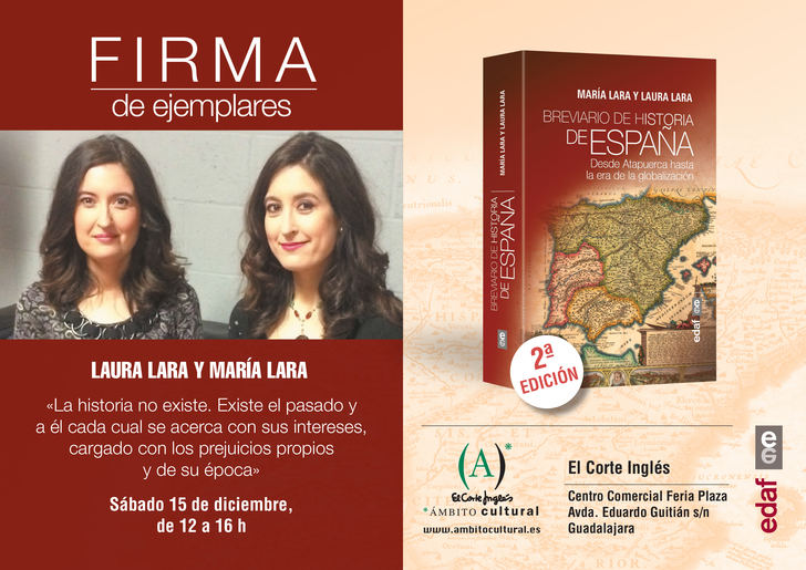 Las historiadoras alcarreñas María y Laura Lara presentan en Guadalajara su nuevo libro 