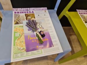Brihuega presenta su programa de actos para la Floración de la Lavanda en la Gran Vía de Madrid