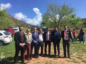 El subdelegado del Gobierno, Juan Pablo Sánchez Sánchez-Seco, asiste a La Caballada de Atienza