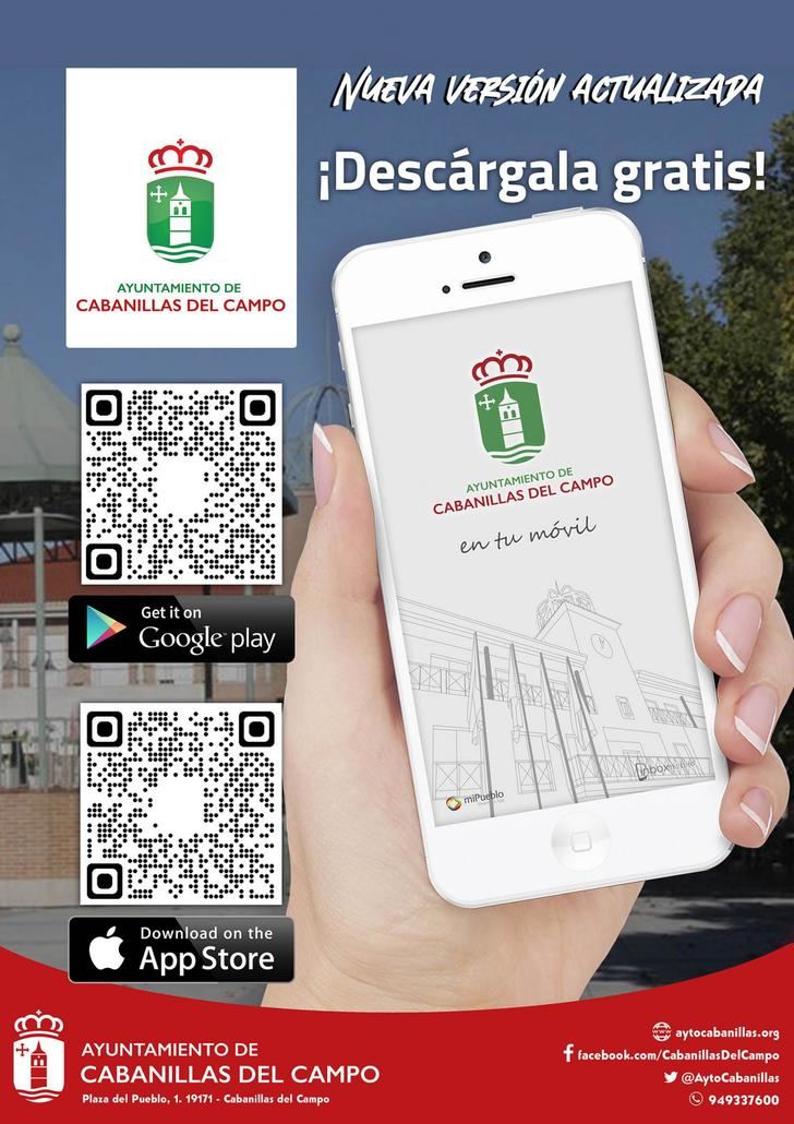 Se actualiza y renueva la aplicación para smartphones municipal de Cabanillas