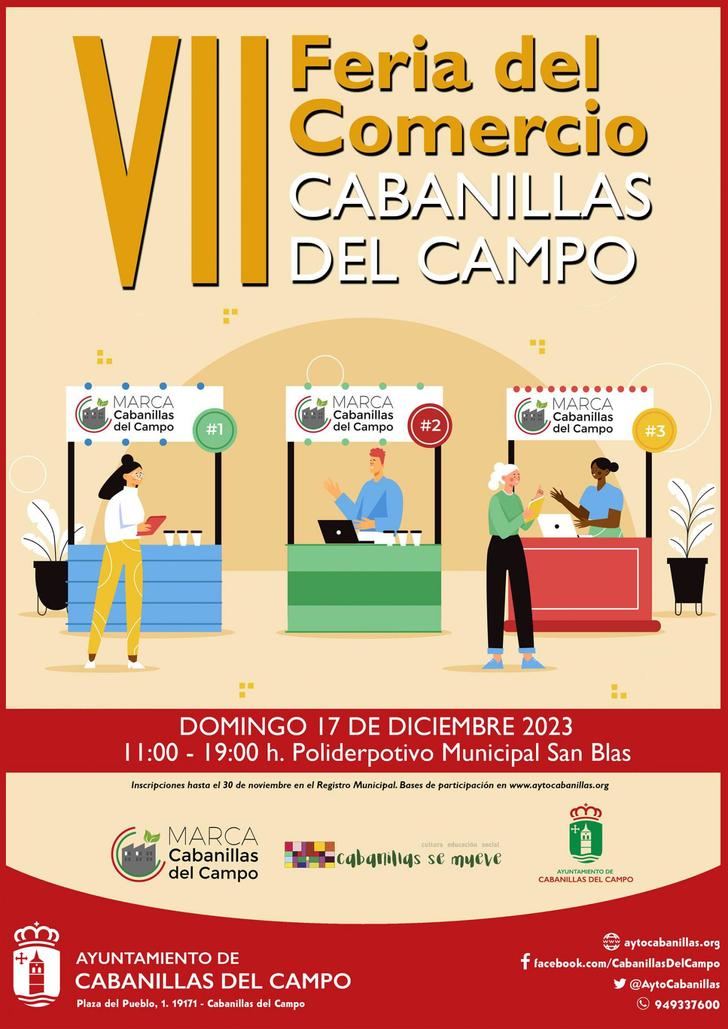 Abierta la inscripción para la VII Feria del Comercio Local de Cabanillas, que se celebrará el 17 de diciembre