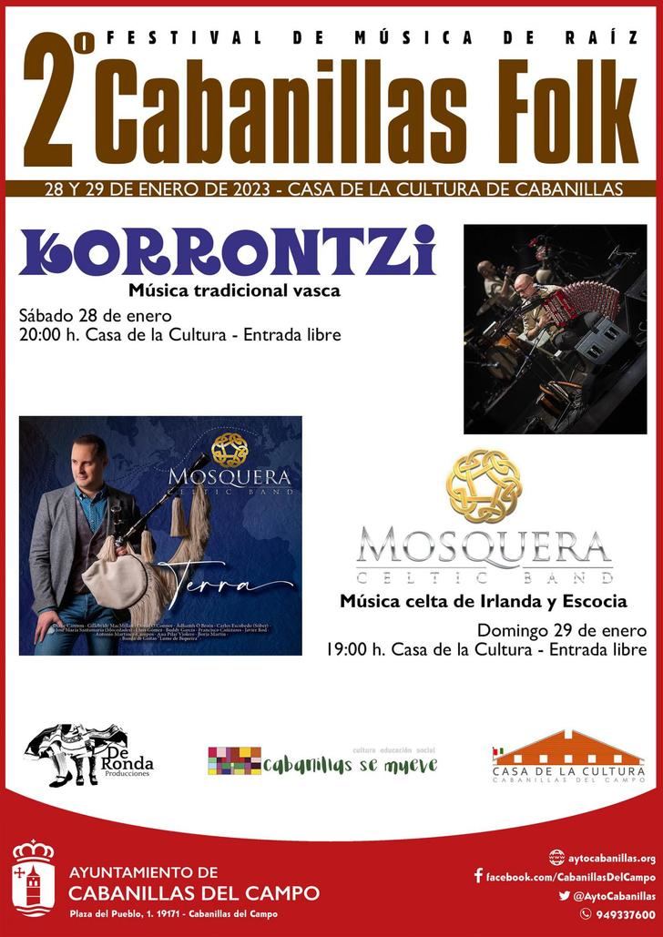 «Cabanillas Folk 2023», concierto de «Mosquera Celtic Band»