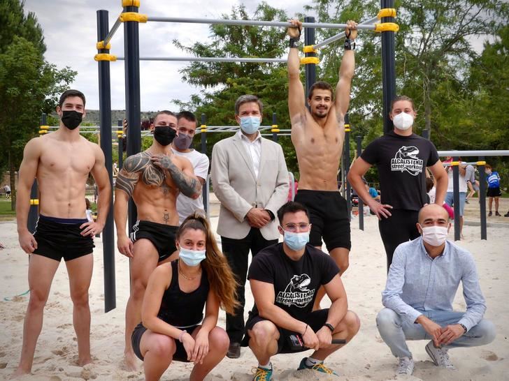 El Ayuntamiento de Guadalajara habilita un parque de Calistenia con elementos y dimensiones profesionales