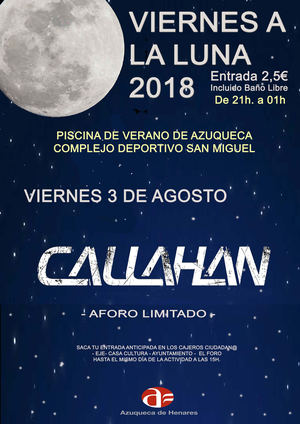 El programa 'Viernes a la luna' se despide con un concierto del grupo local 'Callahan' en Azuqueca