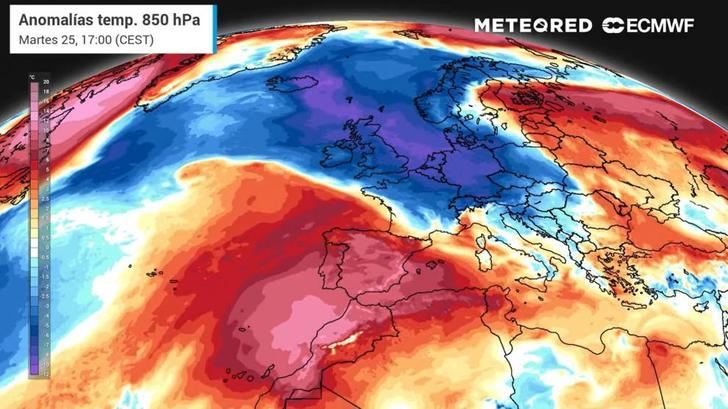 Una masa de aire subtropical adelantará el calor de julio a la última semana de abril: casi 40 grados en el sur de la península