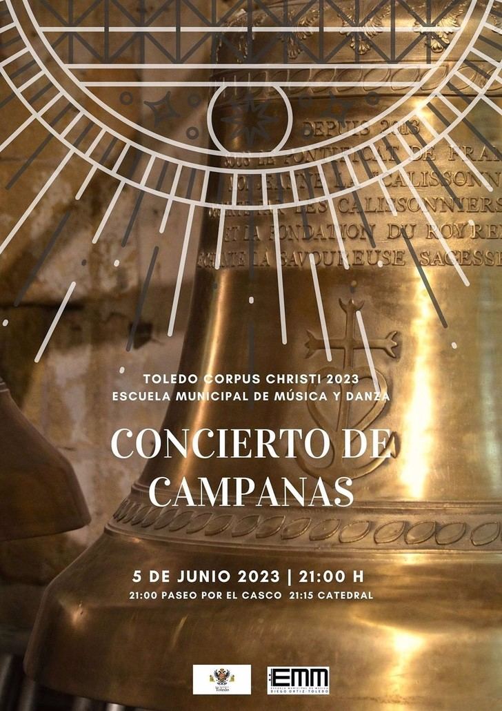Toledo celebra este lunes su tradicional Concierto de Campanas con motivo de la Semana Grande del Corpus Christi