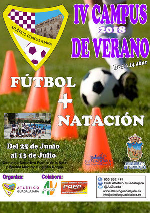 Ya está abierto el plazo de inscripción para el Campus de Verano del Atlético Guadalajara