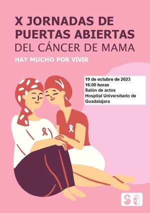 El Hospital de Guadalajara acoge este jueves la décima edición de la Jornada de Puertas Abiertas de cáncer de mama