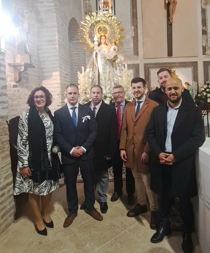 El portavoz del Grupo Popular en la Diputación asiste a la Fiesta de las Candelas en Torrejón del Rey