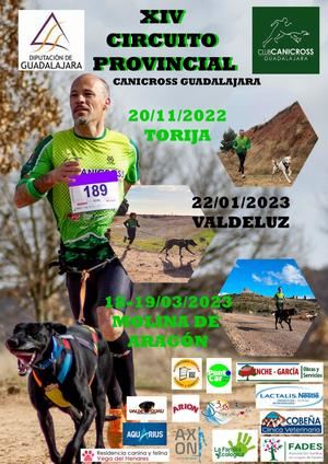 El XIV Circuito Provincial de Canicross de Guadalajara celebra en Yebes-Valdeluz la segunda carrera, el d&#237;a 22 de enero de 2023