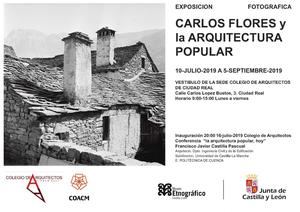 'Carlos Flores y la Arquitectura Popular', hasta septiembre, en el Colegio de Arquitectos de Ciudad Real
