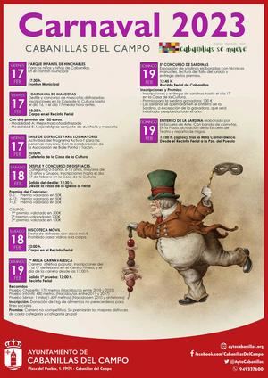Del 17 al 19 de febrero, Carnaval 2023 en Cabanillas del Campo