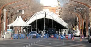 Todo preparado en Guadalajara para el recibimiento de Sus Majestades los Reyes Magos en la carpa de la calle Toledo