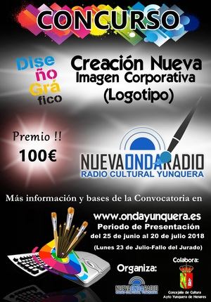Nueva Onda Radio Yunquera convoca un concurso para el dise&#241;o de su nuevo logotipo que la represente y sea su nueva imagen corporativa 