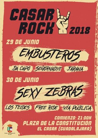 Casar Rock, una importante cita con la música para cerrar la Primavera Cultural el último fin de semana junio