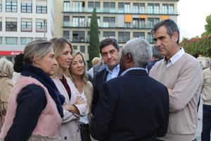 Cayetana Álvarez de Toledo apoya en Guadalajara la candidatura del PP al Congreso y Senado y le dice a Page que "sea valiente y alce la voz" ante Sánchez
