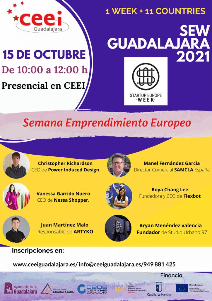El CEEI de Guadalajara acogerá de nuevo la Startup Europea Week el próximo 15 de octubre
