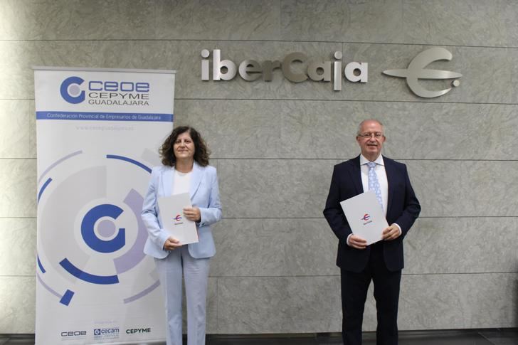 CEOE-CEPYME Guadalajara e IberCaja continúan su colaboración un año más