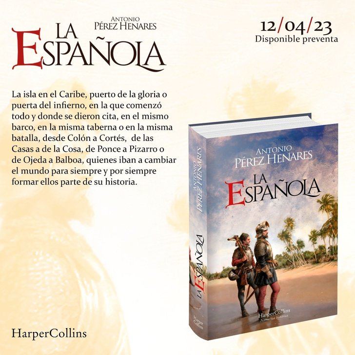Chani estará el próximo sábado 13 de mayo presentado su nuevo libro 'La Española' en la Feria del Libro de Guadalajara