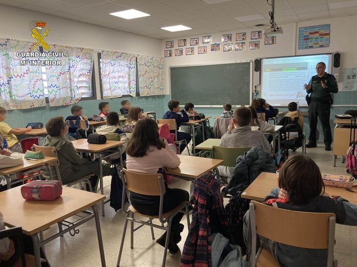 La Guardia Civil de Guadalajara ha impartido 679 charlas en los centros educativos de la provincia en el curso escolar 2022/2023