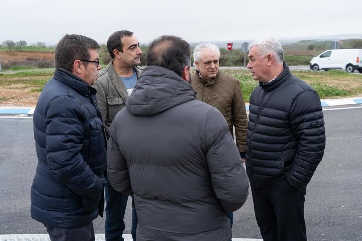 La Diputación mejora la seguridad y fluidez del tráfico en el acceso al polígono industrial de Chiloeches