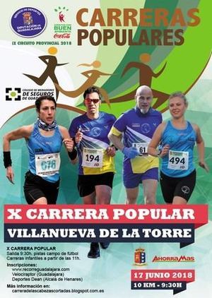 Este domingo se celebra la X Carrera Popular de Villanueva de la Torre, quinta prueba del Circuito Diputaci&#243;n