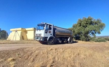 Las cisternas de Diputación han servido 4.523 m3 de agua a 53 pueblos durante el mes de agosto