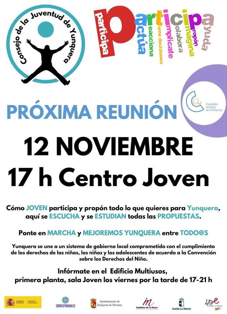 Yunquera de Henares continúa dando pasos para ser Ciudad Amiga de la Infancia