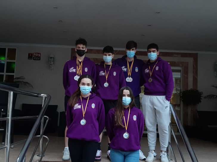 El Club Natación Guadalajara se luce en el Campeonato de España con 10 medallas