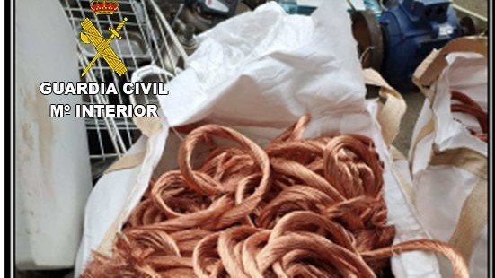 Un investigado por robo de cable de cobre en Horche y Yebes