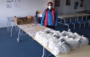 El comedor del colegio público Jocelyn Bell atiende las necesidades de trece alumnos de Yebes y Valdeluz