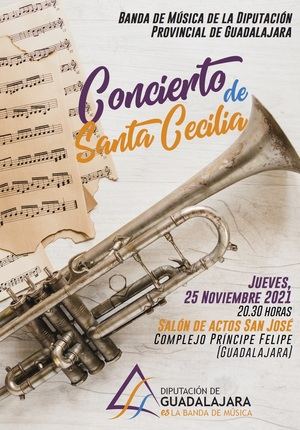 Homenaje a Carlos S&#225;nchez, en el concierto de Santa Cecilia de la Banda de M&#250;sica de Pastrana