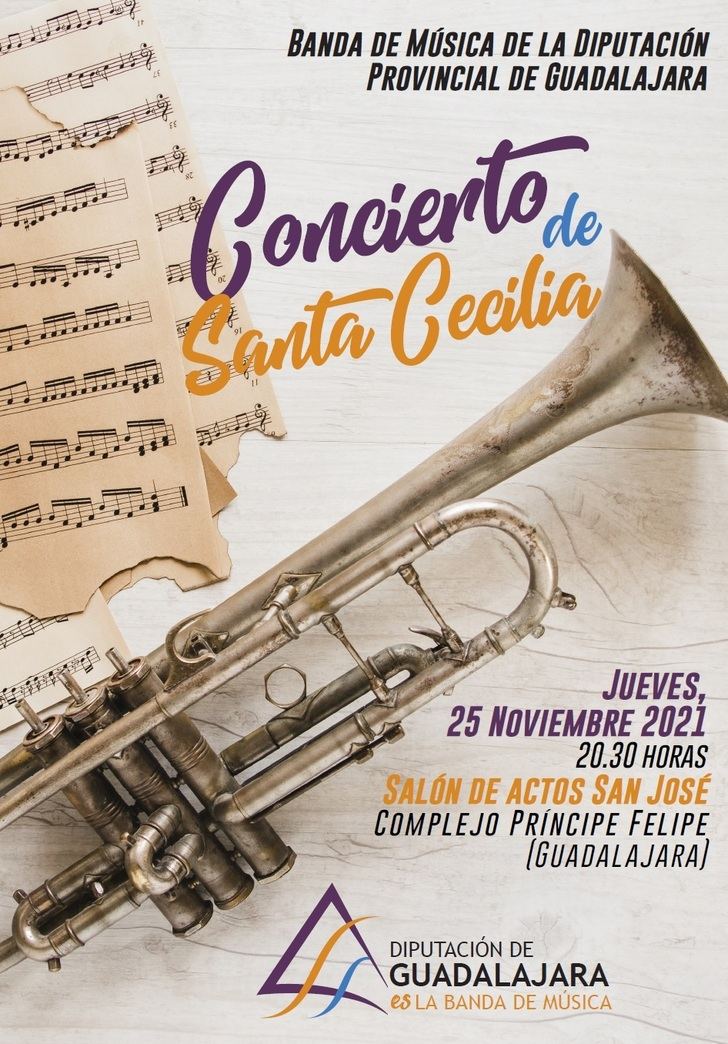 Homenaje a Carlos Sánchez, en el concierto de Santa Cecilia de la Banda de Música de Pastrana
