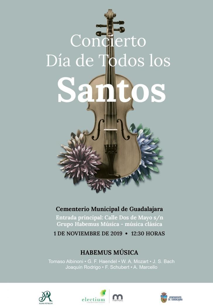 Por segundo año consecutivo, el cementerio de Guadalajara acogerá un concierto de música clásica en el Día de Todos los Santos 