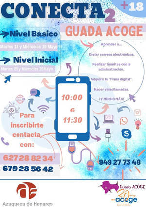 Abierta en Azuqueca la inscripción en 'Conecta2' para formar en nuevas tecnologías
