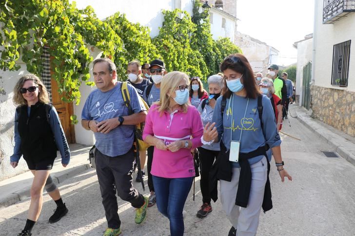 La Asociación Corazones Sanos del Henares disfrutó en Fuentenovilla de una jornada cardiosaludable 