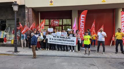 Continúan las protestas en Albacete por los recortes en Correos