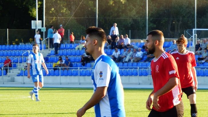 Cristian de la Mata, mejor jugador del partido y autor de los dos goles