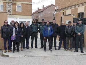 El subdelegado del Gobierno visita el cuartel de Molina de Arag&#243;n con alcaldes y concejales de la demarcaci&#243;n 