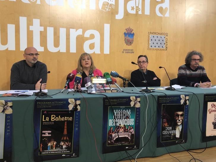 Tres nuevos ciclos culturales marcan la programación de febrero y marzo del Patronato de Cultura del Ayuntamiento de Guadalajara