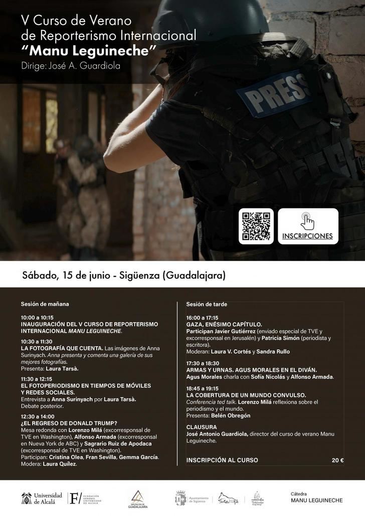 15J: V Edición del Curso de Verano de Reporterismo Internacional Manu Leguineche