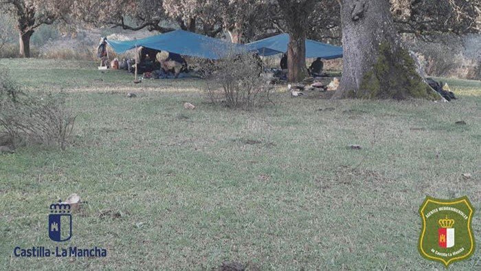 Denunciados por acampar sin autorización en el Parque Natural de la Sierra Norte