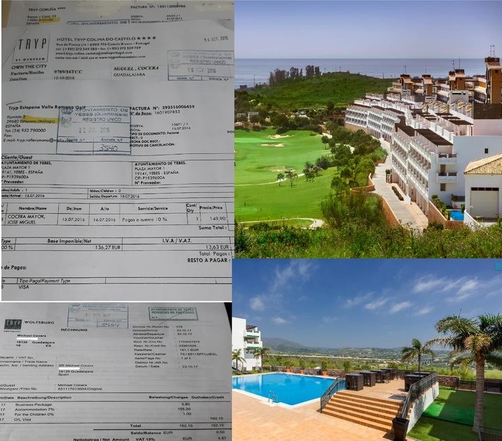 Denuncian que el alcalde de Yebes carga al Ayuntamiento decenas de facturas de sus múltiples viajes por España y Europa