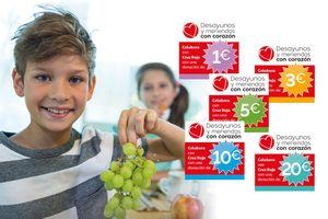 Arranca en el centro de Alcampo en Guadalajara la campaña Desayunos y meriendas Con Corazón para niñas y niños atendidos por Cruz Roja